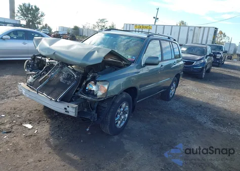 2005 Toyota Highlander V6 из США, поврежденный, VIN JTEEP21A350110497
